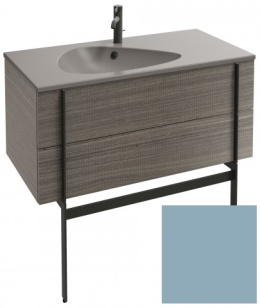 Тумба под раковину Jacob Delafon Nouvelle Vague 100 см, EB3032-S50, цвет - аквамарин сатин