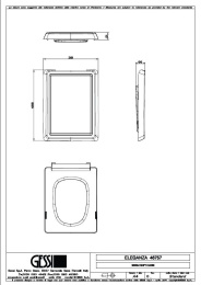 Фото Сиденье для унитаза Gessi Eleganza (46757#031) хром, белый