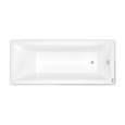Ванна акриловая 180х70 Alba Spa Gamma (ВПР0380000100) прямоугольная, белый глянцевый