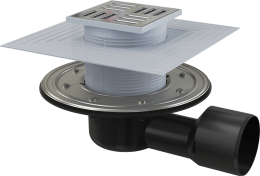 Фото Душевой трап AlcaPlast (APV3344) серый