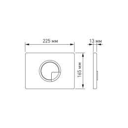 Фото 043268 Комплект BERGES: инсталляция NOVUM, кнопка R5, унитаз PUMA Rimless 51 см, сидение дюропласт T