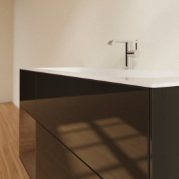 Villeroy Boch Finion F060GNPH Тумба под раковину 1196х498 мм (walnut veneer/glossy black)