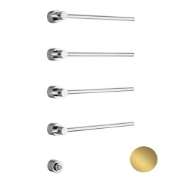 Электрические полотенцесушители Полотенцесушитель электрический Margaroli Sole 622 (шлифованное золото) 622BG