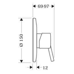 Фото Гигиенический душ Hansgrohe Talis S (3263532129) хром