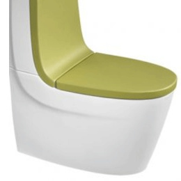 Сиденье с крышкой для унитаза Roca Khroma (801652F0T) зеленый