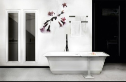 Фото Столик для ванной Gessi Eleganza (46791#521) белый, матовый