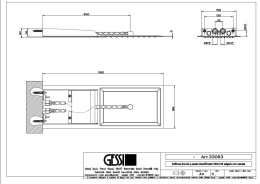 Фото Душевая система Gessi Tremillimetri Quadro (33063#238) сталь