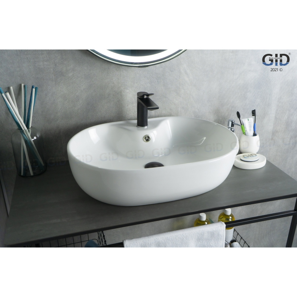 Раковина накладная Gid N9163