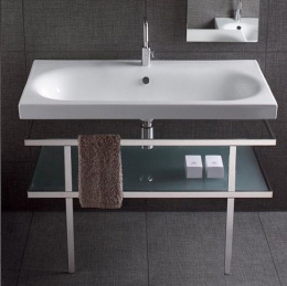 Фото Раковина для ванной Hatria Daytime (Y0YQ01) белый