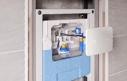 Инсталляция с унитазом Ideal Standard Tesi T387201, сиденье микролифт, клавиша хром, комплект