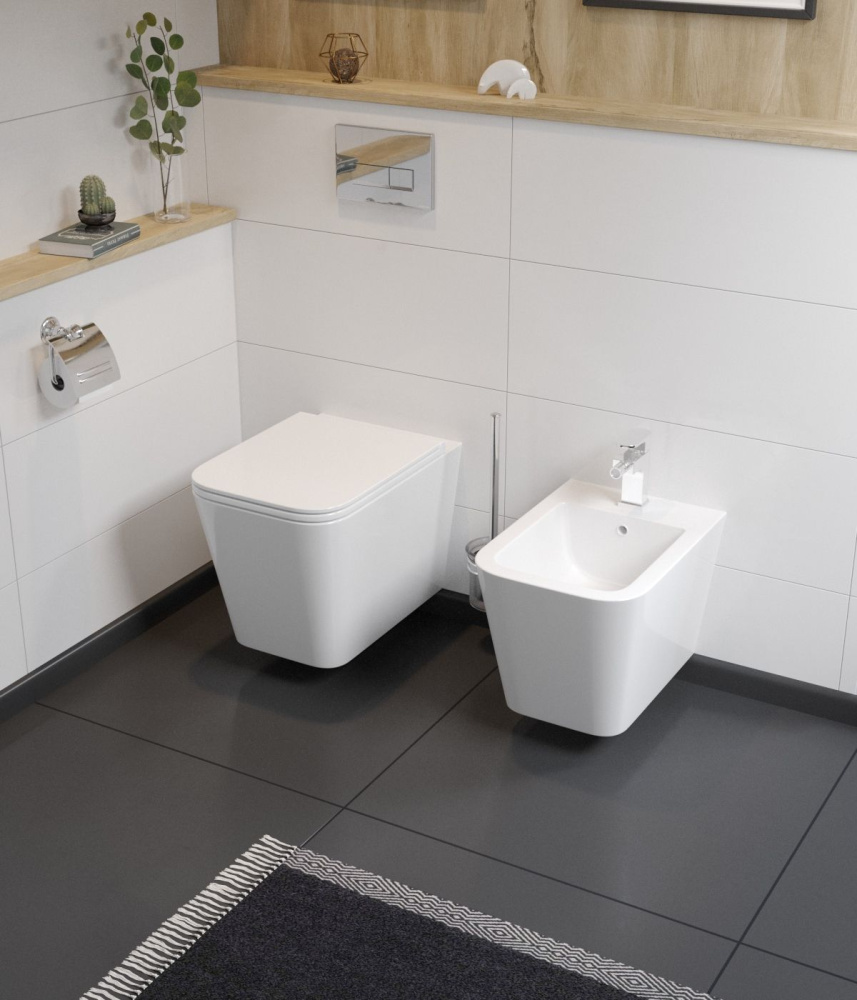 Биде Koller Pool Kvadro подвесное (KR-0485-B)
