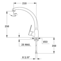 Teka MF2 81911412 Смеситель для мойки