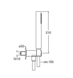 Фото Cristina CANOVA CN23051 Кран подачи холодной воды