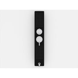 Душевая кабина 90xx215 Black&White (G8001) акрил, Поддон низкий