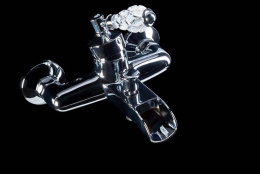 Смеситель для ванны Boheme Vogue Crystal (223-CRST) бронза