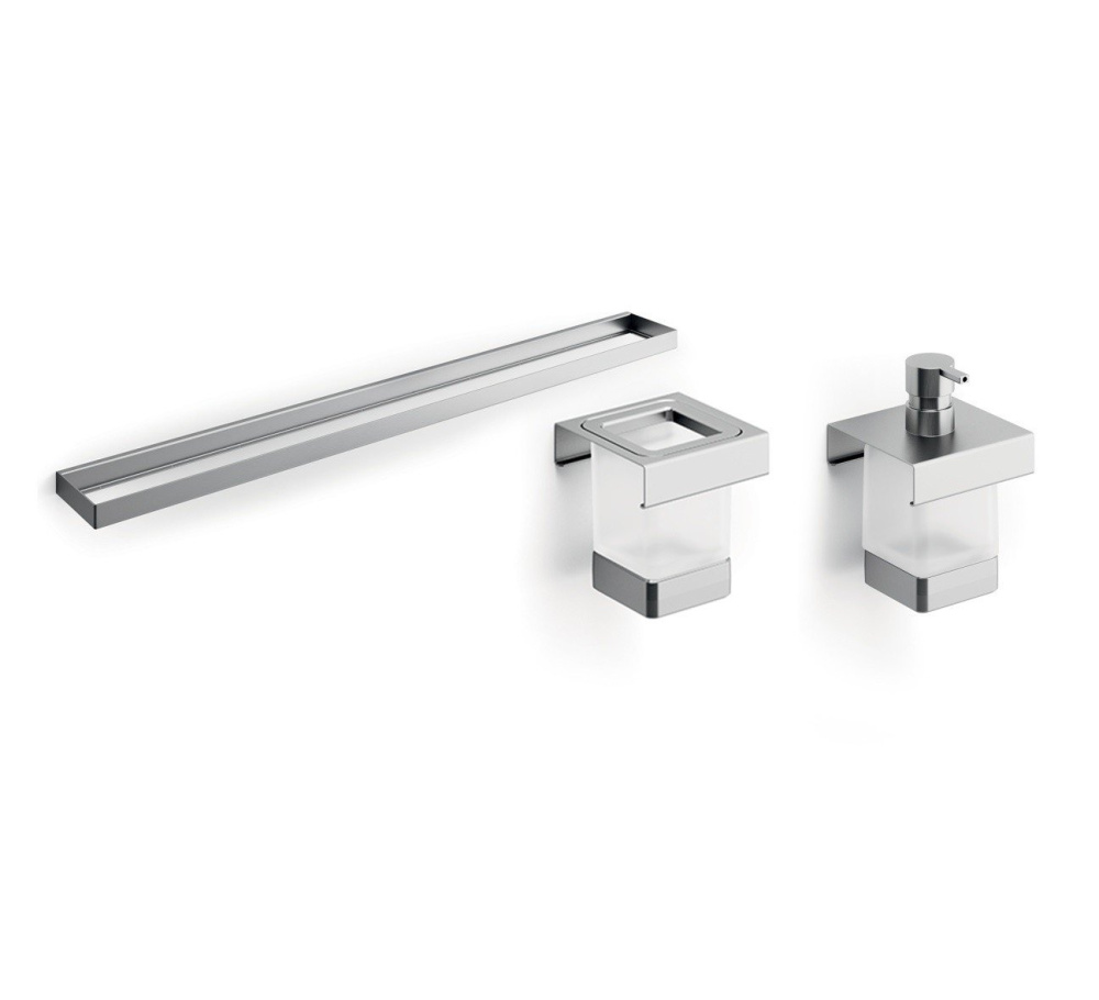 Фото Комплект аксессуаров Inda Indissima Barra 200ANS брашированная нержавеющая сталь