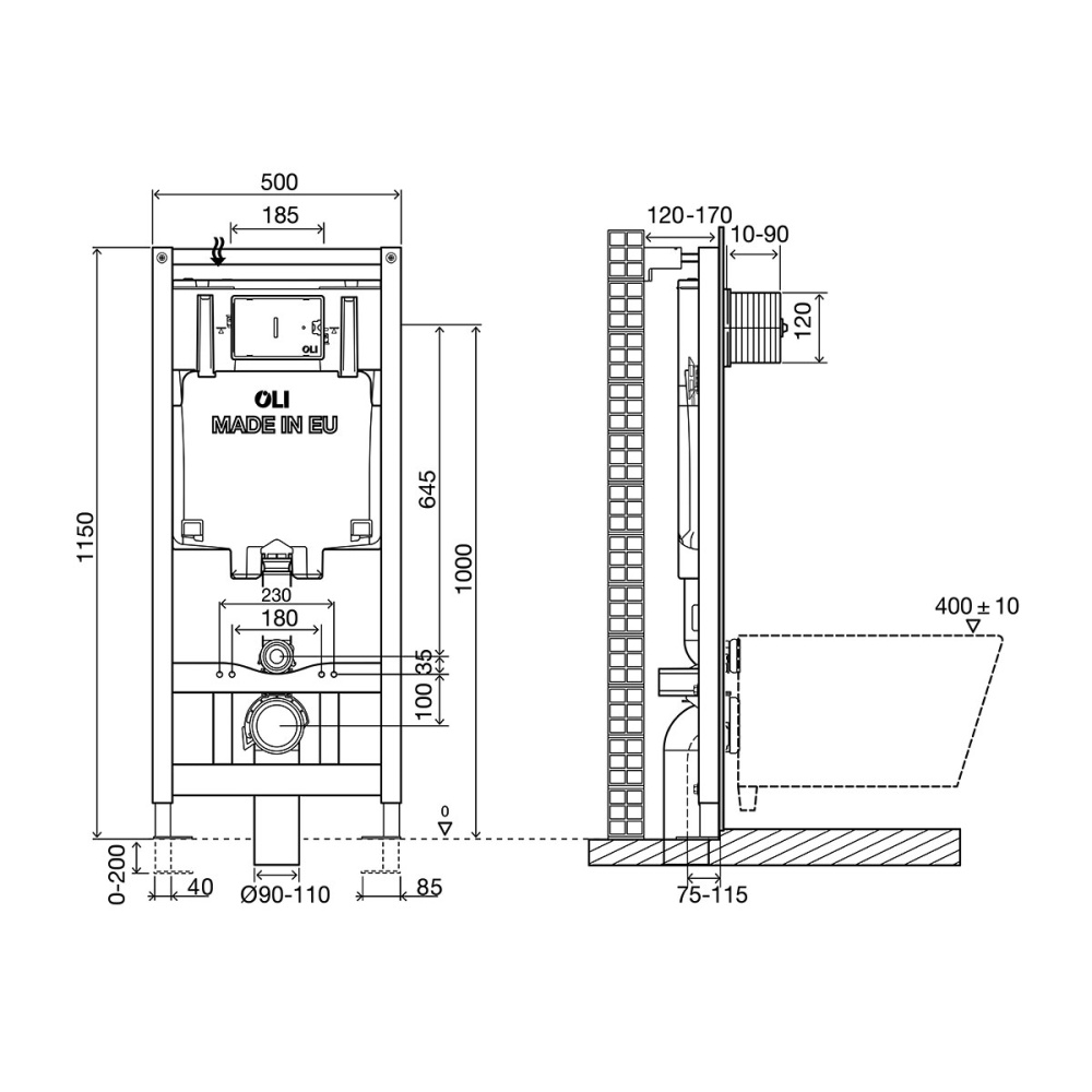Система инсталляции OLI 80 300573p 300573p