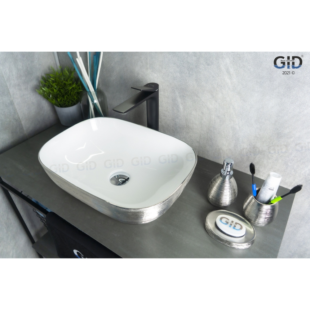 Раковина накладная Gid D1333h131