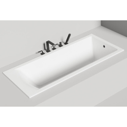 Фото Ванна встраиваемая 170,6х75,1 Salini Cascata (104113G) Белый