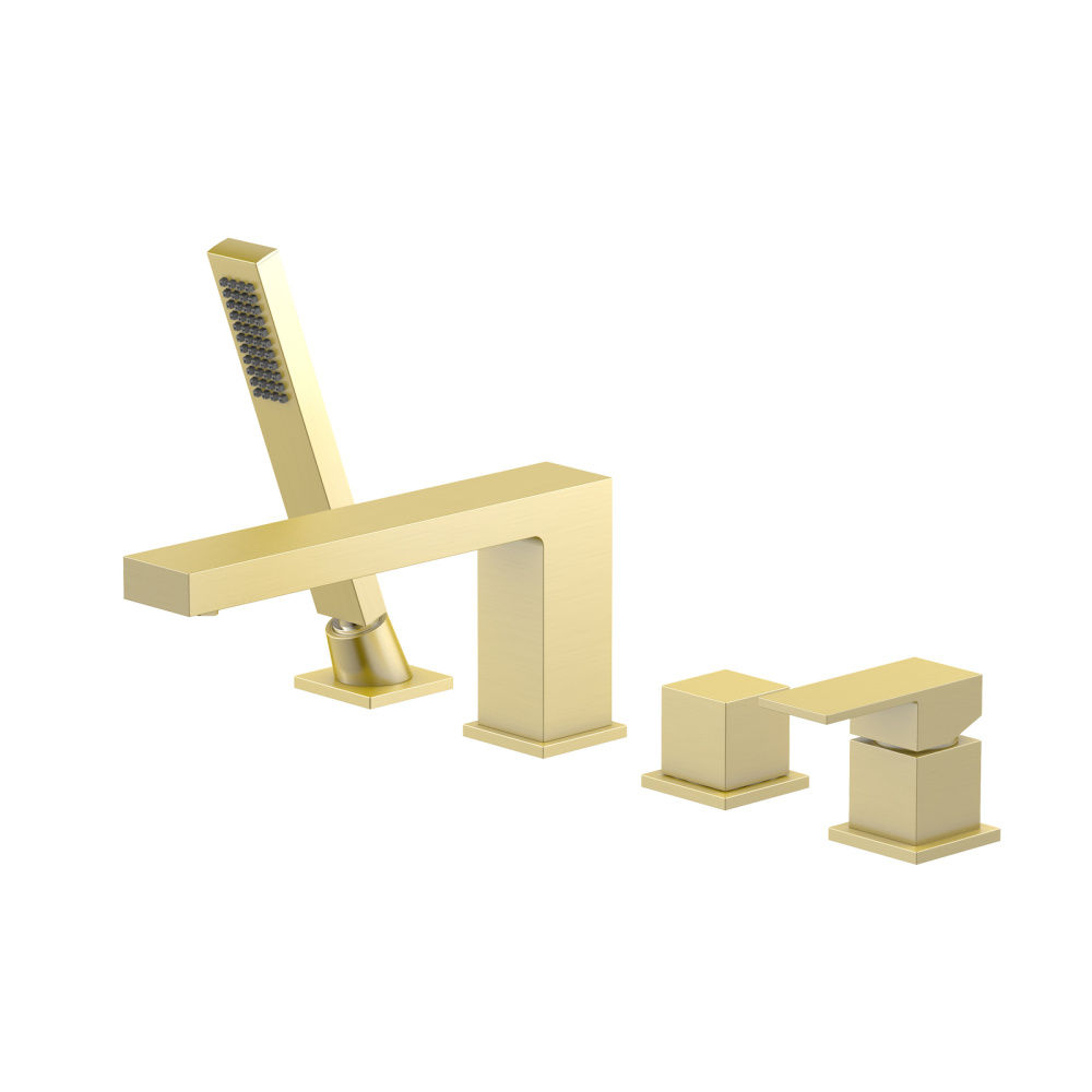 Фото Смеситель для ванны с душем, врезной Timo Selene 2130/17Y золото матовое