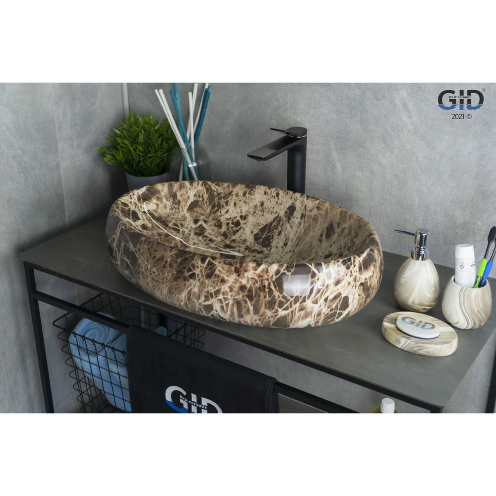 Раковина накладная Gid Mnc168