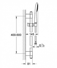 Фото Душевой гарнитур Grohe Rainshower Solo (27528000) хром