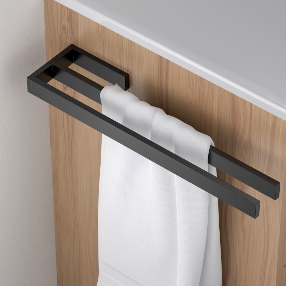 Фото Полотенцедержатель двойной Timo Petruma 15252/03 черный