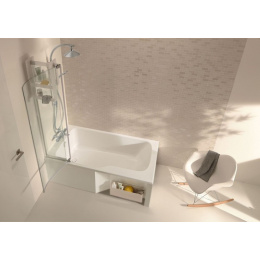 Шторка на ванну Jacob Delafon Bain Douche Malice 95x150
