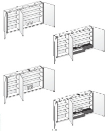 Фото Зеркальный шкаф Keuco Elegance 21604171302, алюминий
