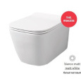Подвесной унитаз ArtCeram A16 Mini (ASV005 05 00) безободковый, белый матовый