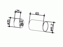 Фото Комплект удлинителей для внутреннего блока Keuco 53016010071