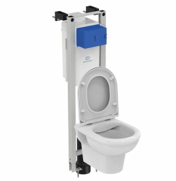 Инсталляция Ideal Standard Prosys Eco Frame M E233267 с унитазом Ideal Standard Exacto Rimless безоб