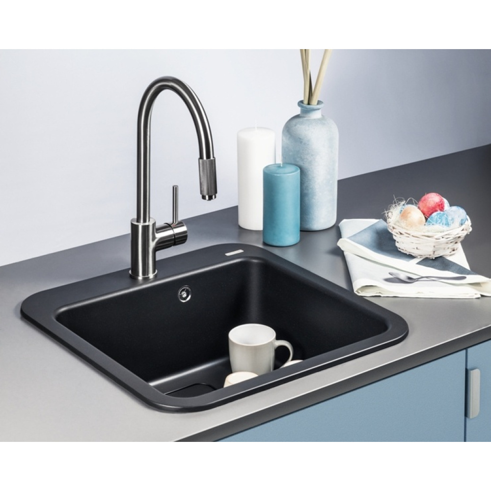 Кухонная мойка Omoikiri Tasogare 51-BL Artgranit (4993742) черный