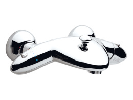 Фото Смеситель для ванной термостатический с коротким изливом и кнопкой безопасности REMER RR E05