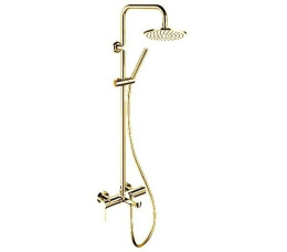 Фото Душевая система Remer Class Line (L34X7MMM20DO) золото глянцевое