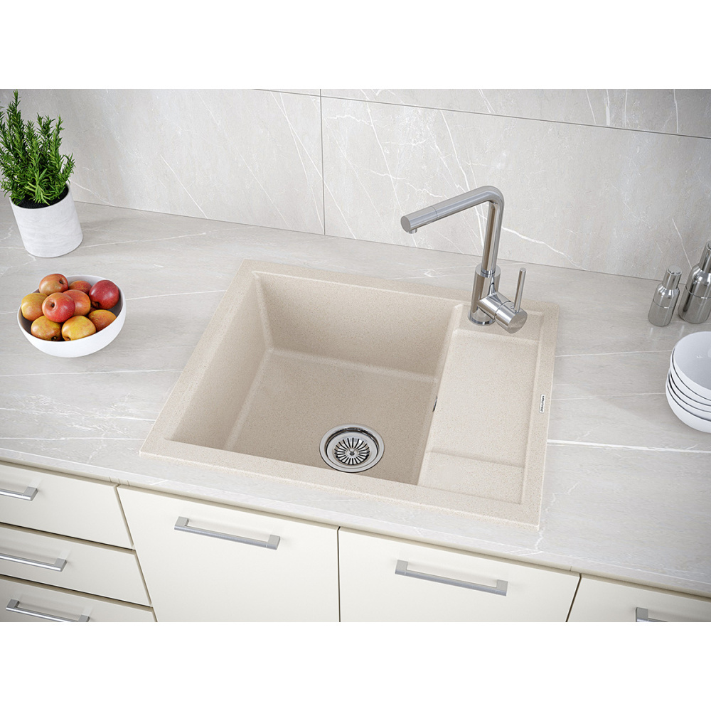 Мойка для кухни Paulmark Flugen (PM216050-BE) бежевый