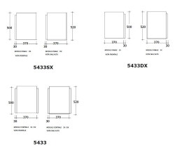 Фото Боковой шкафчик Galassia Meg11 (5433)