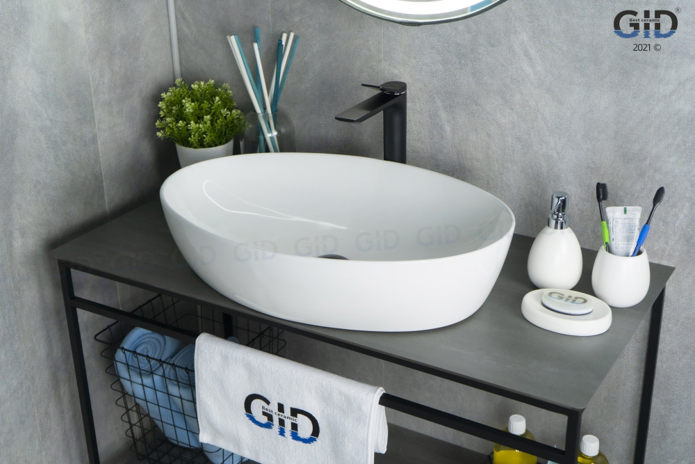 Фото Раковина накладная Gid N9433