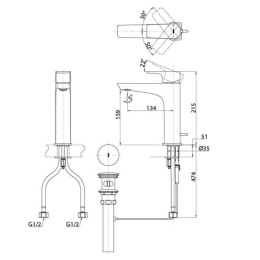Фото Смеситель для раковины Toto GE TLG07303R
