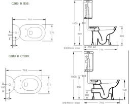 Унитаз напольный Hatria Dolcevita (Y0HA01) белый