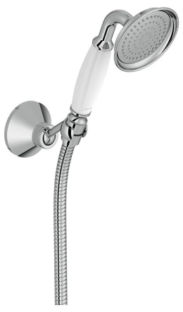 Фото Душевой гарнитур Jacob Delafon Louise E24365-CP, хром/белый