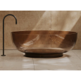 Ванна отдельностоящая из полиэфирной смолы DEA Design Round (DD8610 1500 R9) Brown Copper