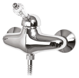 Фото Смеситель Cezares VINTAGE-DM-01-Sw для душа, хром, ручка Swarovski
