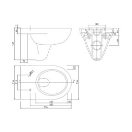 Фото Унитаз подвесной IFO Special RP731300200 безободковый