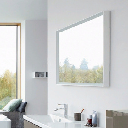 Зеркало с подсветкой Duravit LC738000000, белый