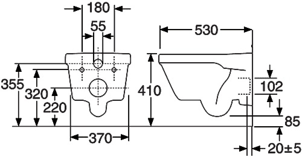 Инсталляция Geberit с безободковым унитазом Gustavsberg Hygienic Flush 5G84HR01, сиденье микролифт