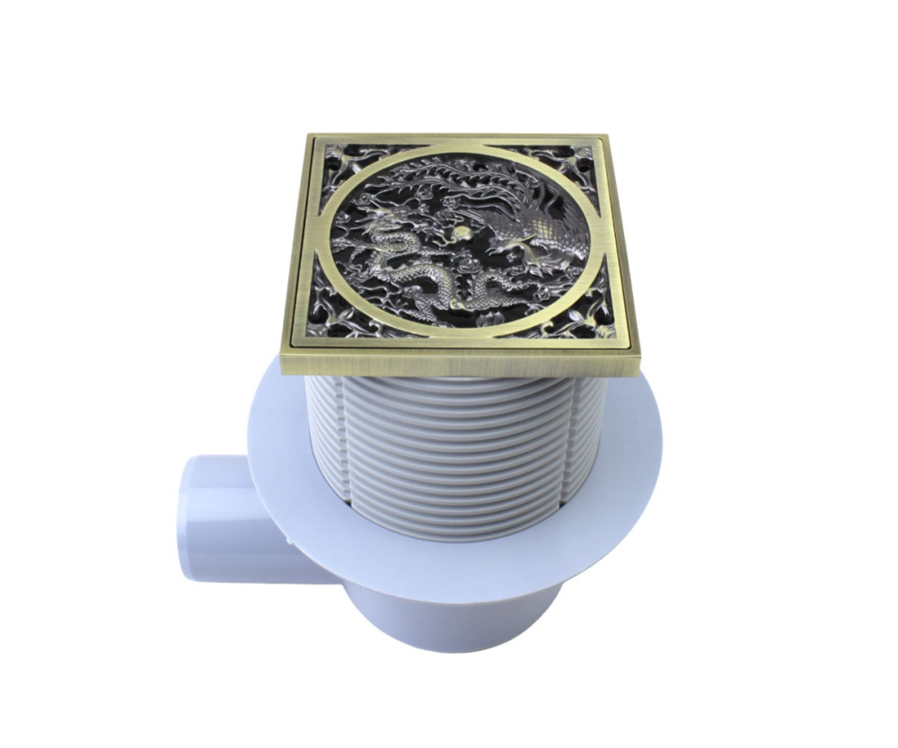 Фото Душевой трап Bronze de Luxe (21986-56) бронза