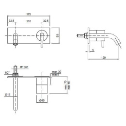 Фото Antonio Lupi Ayati AY200LU AISI304 Polished Смеситель для раковины, излив: 198 мм, цвет: полированна