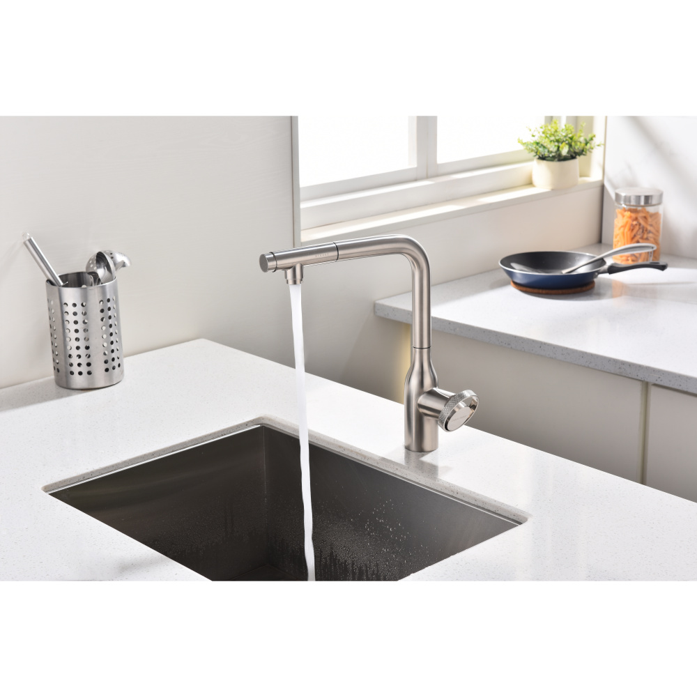 Смеситель для кухни Paulmark Urban (Ur213104-NI) никель