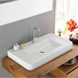 Ceramica CIELO OPERA OPC100 - Раковина для ванной комнаты 100 см (цвет - белый)